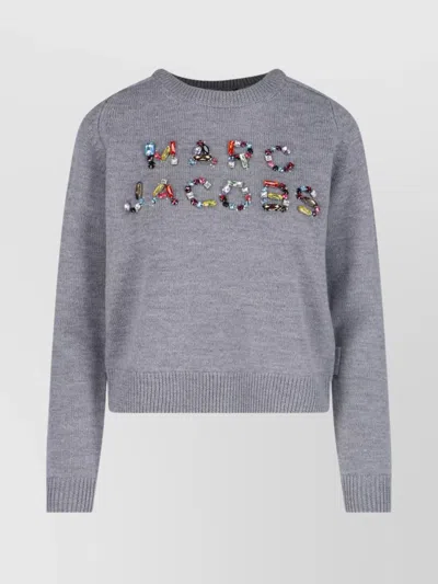 MARC JACOBS RIBBED CREWNECK KNITWEAR LONG SLEEVES