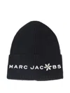 Marc Jacobs Ribbed-knit Beanie In Black