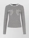 Marc Jacobs Ribbed Striped Round Neck Knitwear