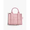 Marc Jacobs Ribbon Pink Nano Tote Leather Bag Charm In Ribbon Pink