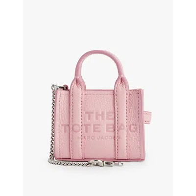 Marc Jacobs Ribbon Pink Nano Tote Leather Bag Charm