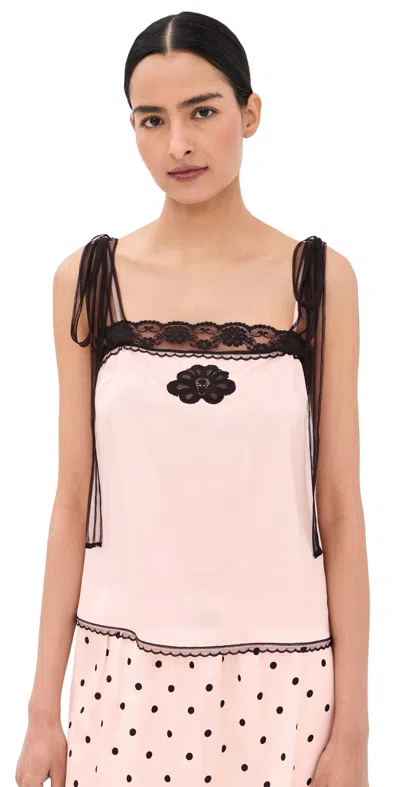 Marc Jacobs Ribbon Strap Top Blush In Multi