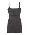 Marc Jacobs Studded Sleeveless Mini Dress In Black