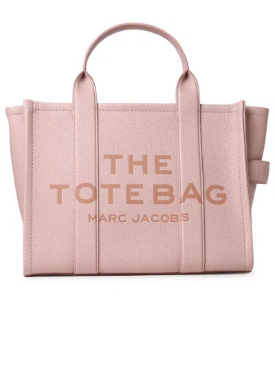 Marc Jacobs Rose Leather Midi Tote Bag