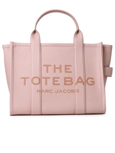 Marc Jacobs Rose Leather Midi Tote Bag