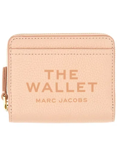 Marc Jacobs Rose Pink Leather Pebbled Wallet