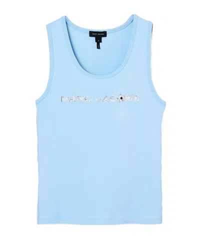 MARC JACOBS MARC JACOBS SEQUIN EMBELLISHED DAISY TANK TOP