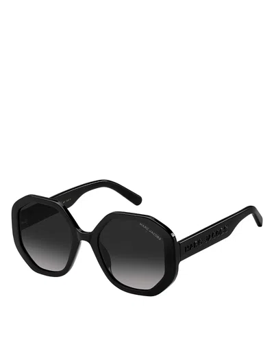 Marc Jacobs Round Geometrical Sunglasses, 53mm