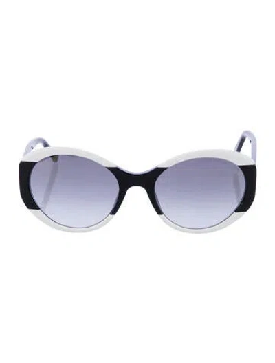 Pre-owned Marc Jacobs Round Gradient Sunglasses In Multi
