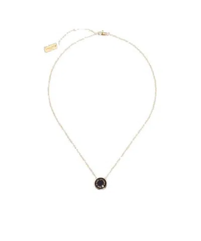 Marc Jacobs Round Necklace In White