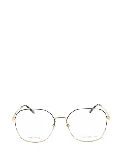 Marc Jacobs Round-frame Glasses In Gold