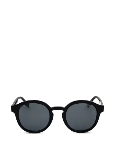 Marc Jacobs Round-frame Sunglasses In Black