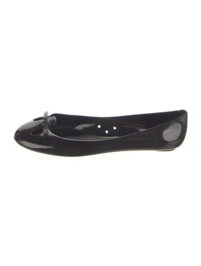 Pre-owned Marc Jacobs Rubber Ballet Flats In Blue