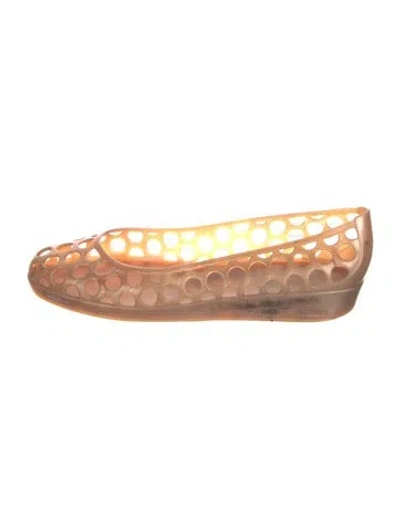 Pre-owned Marc Jacobs Rubber Ballet Flats In Neutral