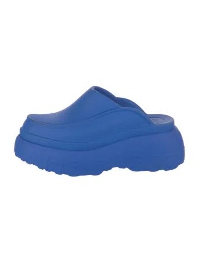Pre-owned Marc Jacobs Rubber Flats In Blue