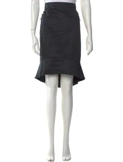 Pre-owned Marc Jacobs Ruffle Embellishment Knee-length Skirt In Black