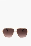 Marc Jacobs Runaway Aviator Sunglasses With Gradient Lenses