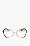 Marc Jacobs Runaway Pentagonal Sunglasses With Gradient Lenses