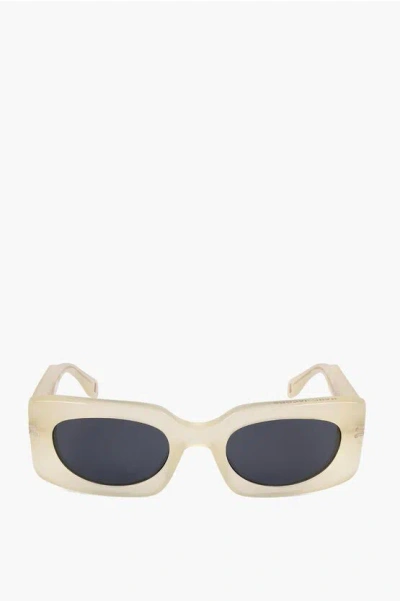 Marc Jacobs Runaway Rectangular Sunglasses Wiith Thick Rods