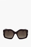 Marc Jacobs Runaway Rectangular Sunglasses With Gradient Lenses