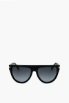 Marc Jacobs Runaway Straight Bridge Sunglasses With Gradient Lenses