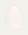 Marc Jacobs Runway Aline Silk-blend Skirt In Chalk
