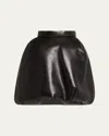 Marc Jacobs Runway Padded Leather Bubble Skirt In Black
