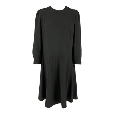 Pre-owned Marc Jacobs Runway Size 6 Black Acetate / Viscose A-line Dress