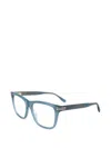 Marc Jacobs Ladies Blue Rectangular Eyeglass Frames Mj1084 In Blue