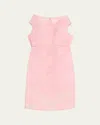 Marc Jacobs Runway Structured Floral Lace Dress In Pink