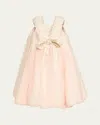 Marc Jacobs Runway Voluminous Lace-trim Organza Midi Dress In Multi