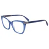 Marc Jacobs Cat-eye Frame Glasses In Metallic