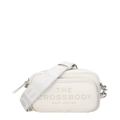 Marc Jacobs Women's Crossbody Bag White Leather/cotton