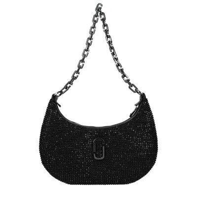Marc Jacobs Women's Shoulder Bag With Rhinestones Black
