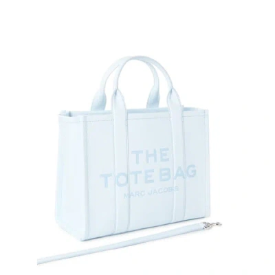 Marc Jacobs Sac Cabas The Leather Medium Tote Bag In Gray