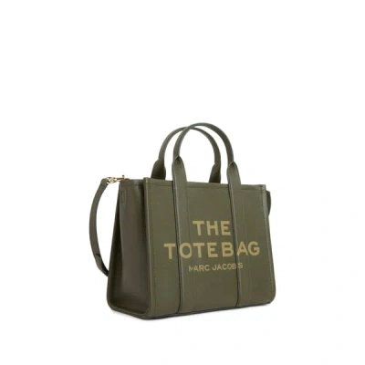 Marc Jacobs Sac Cabas The Leather Medium Tote Bag In Green