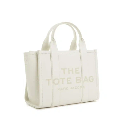 Marc Jacobs Sac Cabas The Leather Small Tote Bag In White
