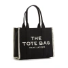 Marc Jacobs Ithe Large Tote Bag N Canvas With Jacquard Logo In Black
