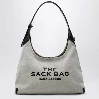 Marc Jacobs The Sack Bag In Canvas With Embroidered Logo In Neutral