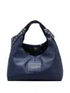 Marc Jacobs Sack Bandana Leather Bag In Blue