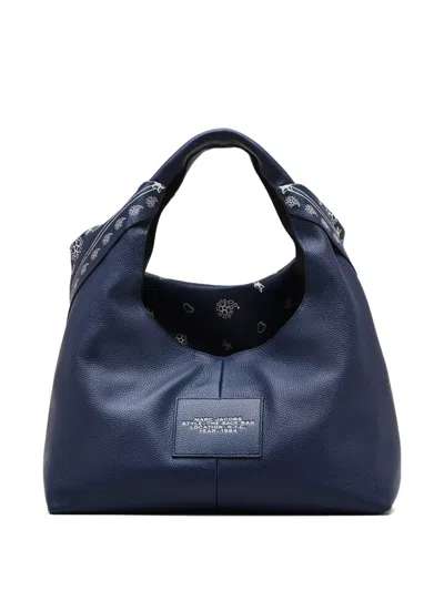 Marc Jacobs Sack Bandana Leather Bag In Blue
