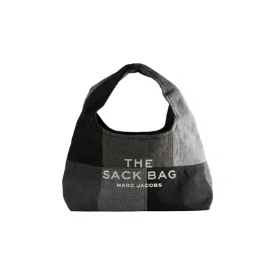 Pre-owned Marc Jacobs Sack Denim Bag 'black Denin' | Women's Size Onesize