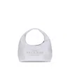 Marc Jacobs The Sack Leather Hobo Bag In Silver