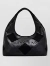 Marc Jacobs Borsa A Spalla The Suede Patchwork Sack Bag Black Multi