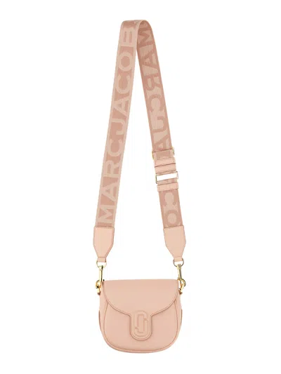Marc Jacobs The Covered J Marc Saddle Bag In Pink