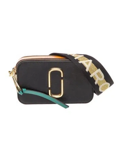 Pre-owned Marc Jacobs Saffiano Leather Clutch In Black