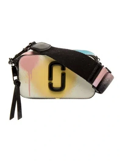 Pre-owned Marc Jacobs Saffiano Leather Clutch In Neutral