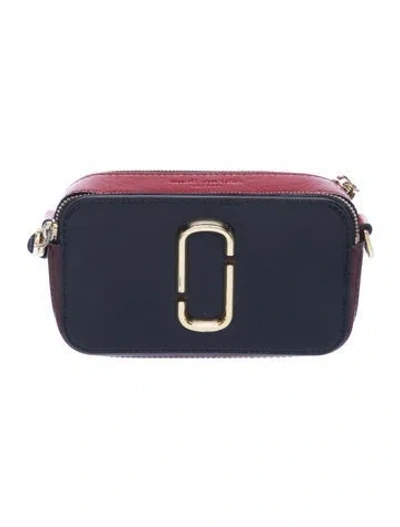 Pre-owned Marc Jacobs Saffiano Leather Crossbody Bag In Blue