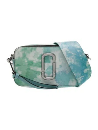 Pre-owned Marc Jacobs Saffiano Leather Crossbody Bag In Blue