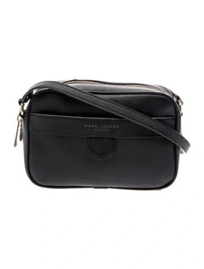 Pre-owned Marc Jacobs Saffiano Leather Crossbody Bag In Blue